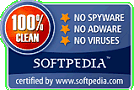 SoftPedia 100% Clean award meeting the highest standards for Internet Shareware!