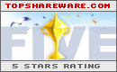 5 stars on TopShareware.com